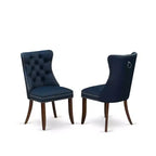 Chaises de salle à manger, capitonnées