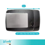 Tablette et bureau pour ordinateur portable pivotant réglable pour télévision, avec porte-gobelet et cales pour ordinateur portable, TP, noir