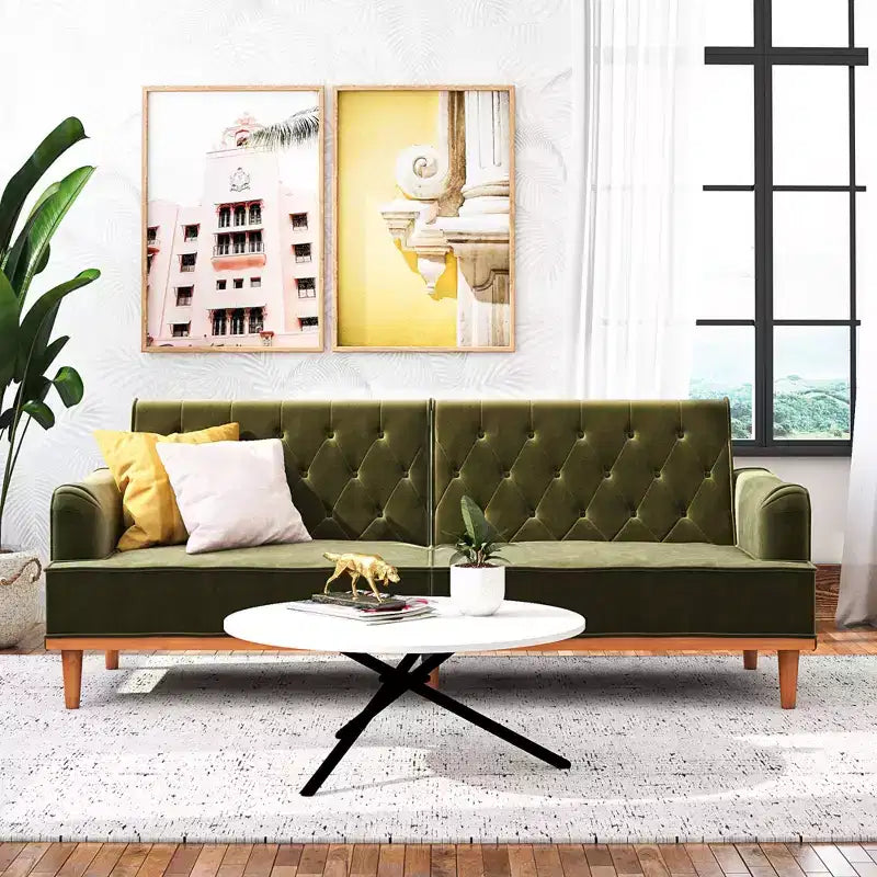 Canapé-lit convertible futon Stella Vintage Coil