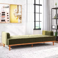 Canapé-lit convertible futon vintage à ressorts hélicoïdaux