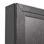 Buffet de cuisine de ferme 62 L x 36 H avec étagères réglables pour cuisine, salle à manger, salon, noir