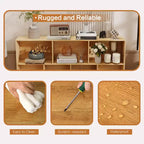 Bibliothèque en bois à 3 niveaux et étagères ouvertes, organisateur de rangement autoportant à 10 casiers avec 5 pieds en fer pour bureau, salon, chambre à coucher