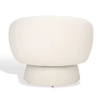 Fauteuil d'appoint pivotant, ivoire (SFV4822)
