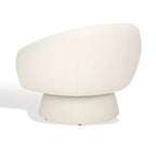 Fauteuil d'appoint pivotant, ivoire (SFV4822)