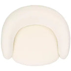 Fauteuil d'appoint pivotant, ivoire (SFV4822)