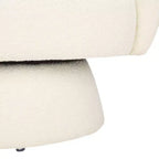 Fauteuil d'appoint pivotant, ivoire (SFV4822)