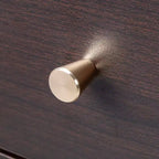 Commode 6 tiroirs en panneaux de particules marron, 66 cm (L)