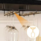 Meuble de bar à vin 3 niveaux avec casier à vin et espace de rangement, buffet avec porte-verres et porte grillagée, pour cuisine, salon et bar