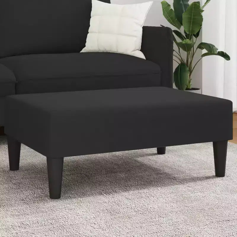 Repose-pieds ottoman moderne, pouf rembourré en velours pour le repos des pieds, siège d'appoint compact pour le salon
