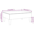 Repose-pieds ottoman moderne, pouf rembourré en velours pour le repos des pieds, siège d'appoint compact pour le salon