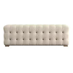 Knox Linen Fabric Tufted Bench - iNSPIRE Q