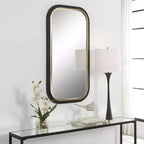 Miroir mural rectangulaire Or Noir 23-1/4" x 43-1/4"