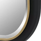 Miroir mural rectangulaire Or Noir 23-1/4" x 43-1/4"