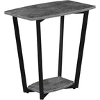 Table d'appoint rectangulaire en métal, 1 pièce