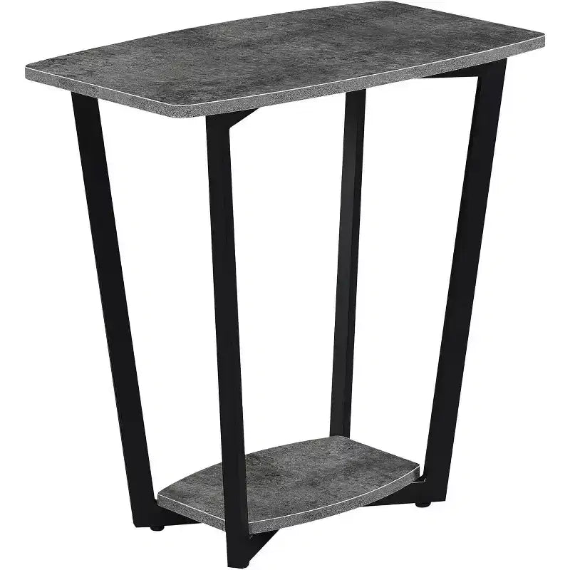 Table d'appoint rectangulaire en métal, 1 pièce