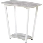Table d'appoint rectangulaire en métal, 1 pièce