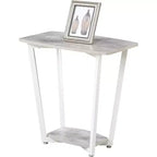 Table d'appoint rectangulaire en métal, 1 pièce