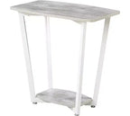 Table d'appoint rectangulaire en métal, 1 pièce