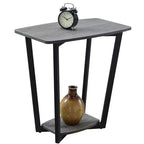 Table d'appoint rectangulaire en métal, 1 pièce