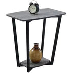 Table d'appoint rectangulaire en métal, 1 pièce