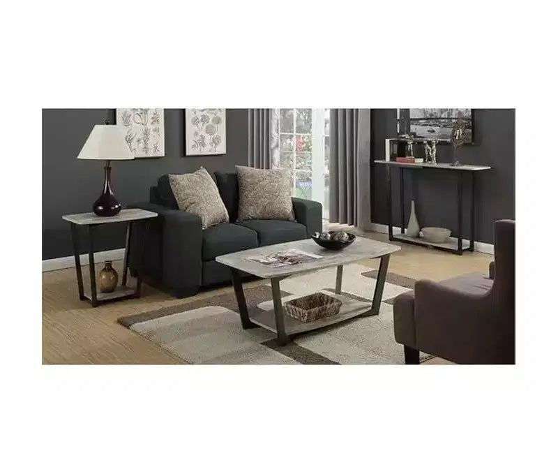 Table d'appoint rectangulaire en métal, 1 pièce