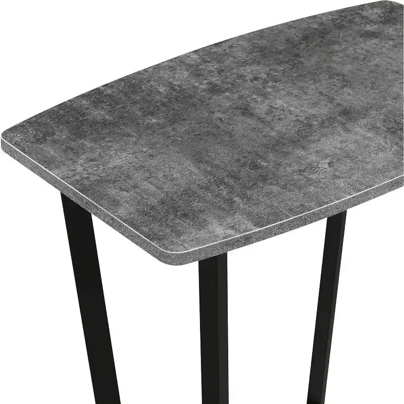 Table d'appoint rectangulaire en métal, 1 pièce