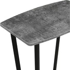Table d'appoint rectangulaire en métal, 1 pièce