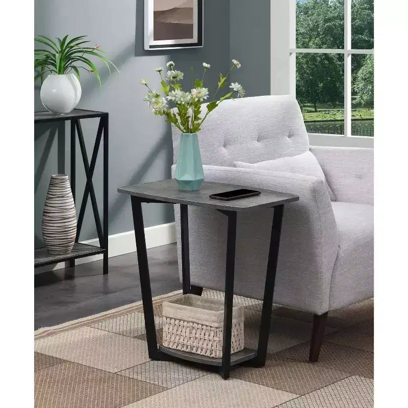 HomeStock Rectangle Metal Table Top End Table 1 -piece
