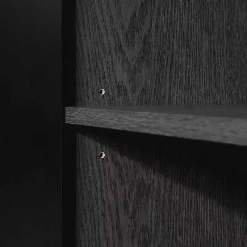 Arlo Sideboard Frêne Chêne/Doré : Bahut moderne avec rangement, meuble d'entrée, buffet de service