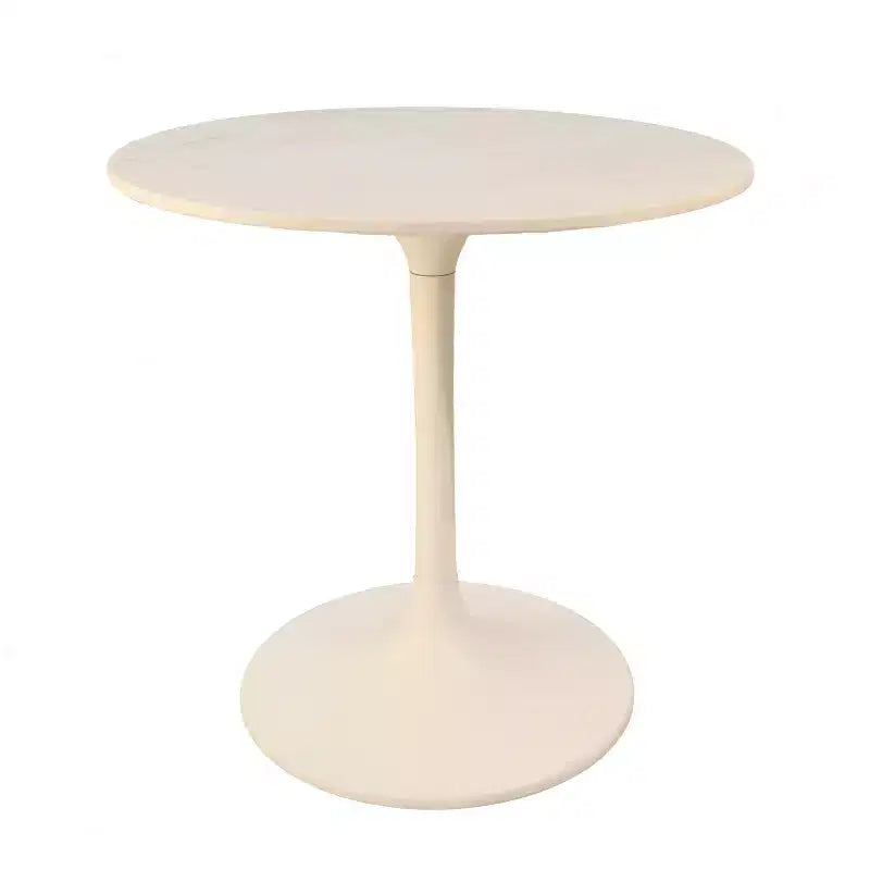 Table à manger ronde Zaha 30", plateau en marbre