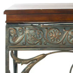 Console, bleue