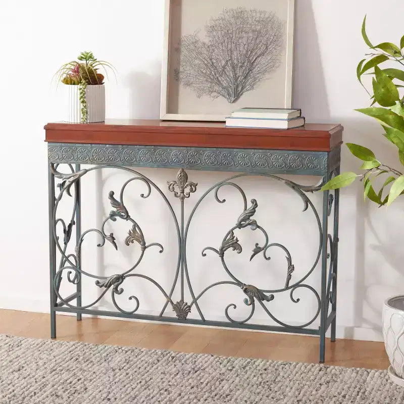 Console Cynthia, bleu (AMH4055A)