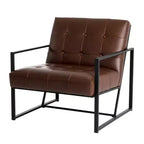 Fauteuil d'appoint en similicuir