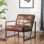 Fauteuil d'appoint en similicuir