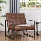 Fauteuil d'appoint en similicuir
