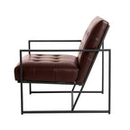 Fauteuil d'appoint en similicuir