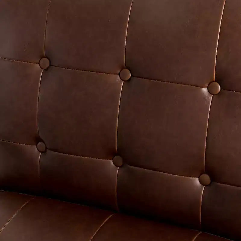 Fauteuil d'appoint en similicuir