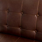 Fauteuil d'appoint en similicuir