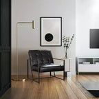 Fauteuil d'appoint en similicuir