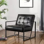 Fauteuil d'appoint en similicuir