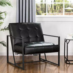Fauteuil d'appoint en similicuir