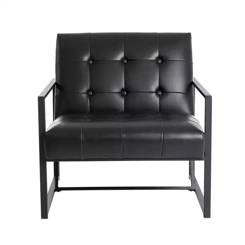 Fauteuil d'appoint en similicuir