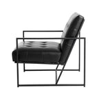 Fauteuil d'appoint en similicuir