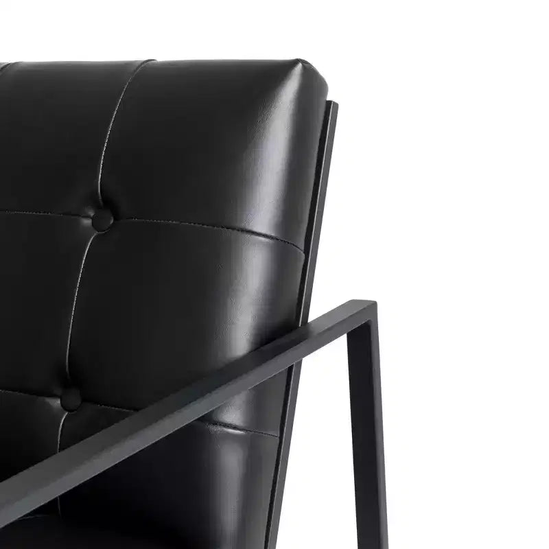 Fauteuil d'appoint en similicuir