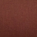 Chaise d'auditorium empilable rembourrée, assise large de 20,5", tissu cannelle/piétement doré veiné