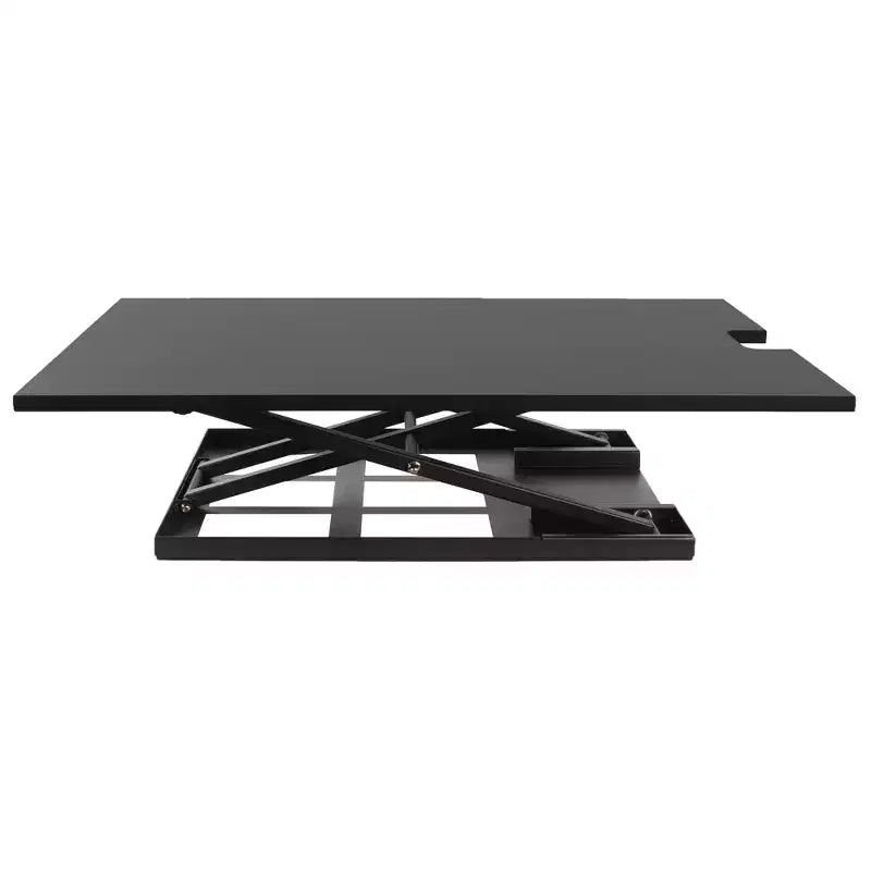 Convertisseur de bureau debout 36" avec réglage pneumatique de la hauteur, noir