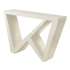 Console rectangulaire moderne 48" avec motifs géométriques
