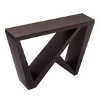Console rectangulaire moderne 48" avec motifs géométriques