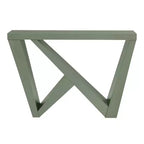 Console rectangulaire moderne 48" avec motifs géométriques