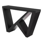 Console rectangulaire moderne 48" avec motifs géométriques